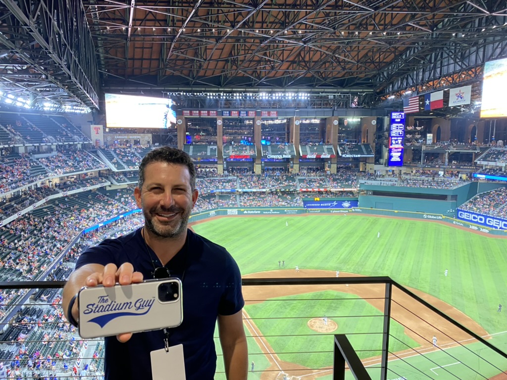 The Stadium Guy at Globe Life Field, home of the Texas Rangers